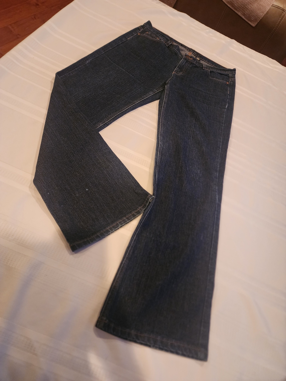 DKNY Women’s Dark Blue Boot-Cut Jeans